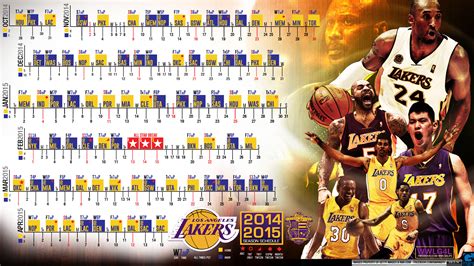 los angeles lakers basketball schedule roster